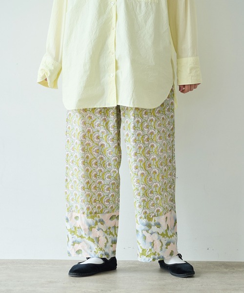 yuni（ユニ　）の「switching print drawstringsパンツ（その他パンツ・レディース・グリーン系その他2/グリーン系その他・FREE）」の8枚目の写真