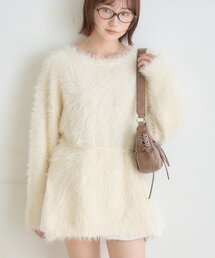 mline | [mline]チョーカーシャギーニット(ニット/セーター)