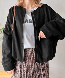 CURA CLOSET（キュラ クローゼット）の「【ema.217 select】フェイクスエードブルゾン（ブルゾン）」