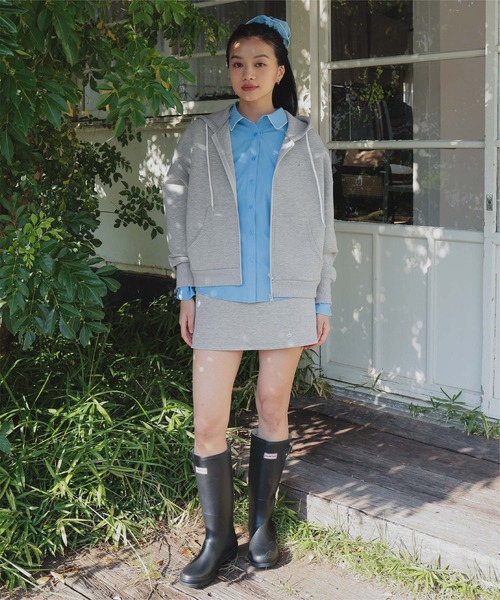 miette(ミエット)の「ダンボールダブルジップフードパーカー(パーカー・レディース・ブラック/グレー/ブラウン・L/M/S)」の20枚目の写真