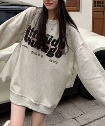 ロゴプリントビッグスウェット