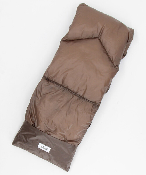NANGA（ナンガ）の「NANGA/ナンガ PORTABLE LIGHT DOWN MUFFLER ポータブルライトダウンマフラー（マフラー・メンズ・ブラウン系その他/オリーブ/ブラック/ベージュ・ONE SIZE）」の9枚目の写真
