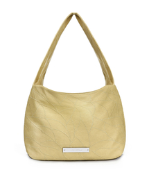 LEATHER WRINKLE TOTE BAG_BUTTER