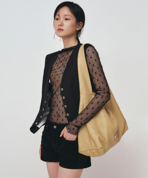 NICK&NICOLE（ニックアンドニコール）の「LEATHER WRINKLE TOTE BAG_BUTTER（トートバッグ・レディース・その他・FREE）」の4枚目の写真