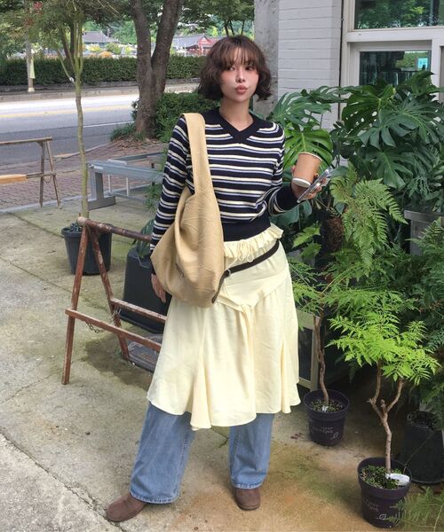 NICK&NICOLE（ニックアンドニコール）の「LEATHER WRINKLE TOTE BAG_BUTTER（トートバッグ・レディース・その他・FREE）」の8枚目の写真