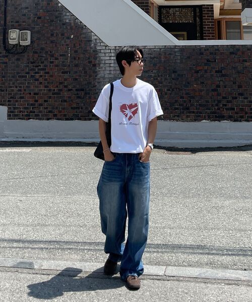 BER DE NOIR(ベールドノワール)の「ブレイクハートTシャツ(ホワイト)(Tシャツ/カットソー・メンズ・その他・MEDIUM/LARGE)」の6枚目の写真