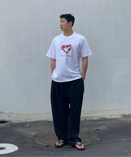 BER DE NOIR(ベールドノワール)の「ブレイクハートTシャツ(ホワイト)(Tシャツ/カットソー・メンズ・その他・MEDIUM/LARGE)」の2枚目の写真