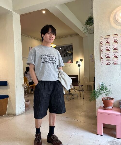 Millo Archive（ミロ アーカイブ）の「タイポレイヤードTシャツ [メランジグレー]（Tシャツ/カットソー・メンズ・その他・X-LARGE/MEDIUM/LARGE）」の8枚目の写真