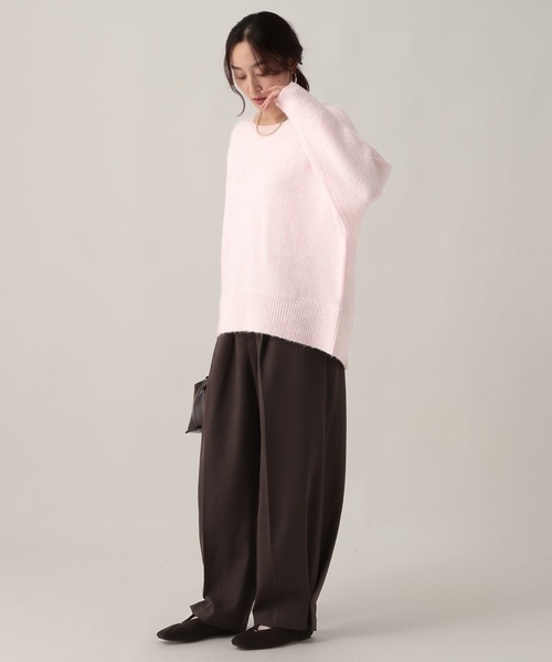 Elura（エルーラ）の「裾タックカーブパンツ/621811（その他パンツ・レディース・ホワイト/ブラック/ブラウン・FREE）」の18枚目の写真