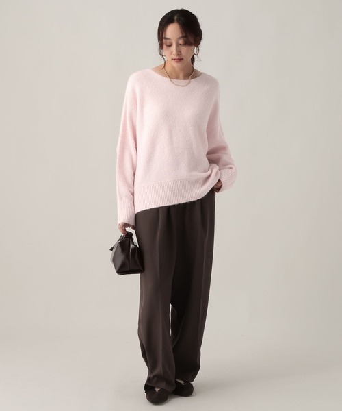 Elura（エルーラ）の「裾タックカーブパンツ/621811（その他パンツ・レディース・ホワイト/ブラック/ブラウン・FREE）」の19枚目の写真