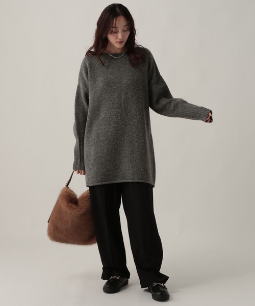 Elura（エルーラ）の「裾タックカーブパンツ/621811（その他パンツ・レディース・ホワイト/ブラック/ブラウン・FREE）」の16枚目の写真