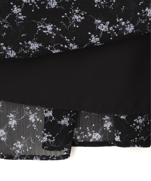 JILL by JILL STUART(ジルバイジルスチュアート)の「◇小花柄ボウタイワンピース(ワンピース・レディース・ブラック系その他/ホワイト系その他・FREE)」の13枚目の写真