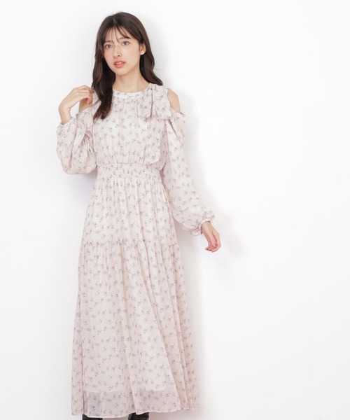 JILL by JILL STUART(ジルバイジルスチュアート)の「◇小花柄ボウタイワンピース(ワンピース・レディース・ブラック系その他/ホワイト系その他・FREE)」の19枚目の写真
