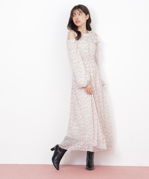JILL by JILL STUART(ジルバイジルスチュアート)の「◇小花柄ボウタイワンピース(ワンピース・レディース・ブラック系その他/ホワイト系その他・FREE)」の15枚目の写真