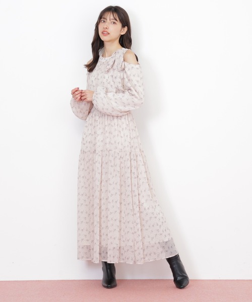 JILL by JILL STUART(ジルバイジルスチュアート)の「◇小花柄ボウタイワンピース(ワンピース・レディース・ブラック系その他/ホワイト系その他・FREE)」の17枚目の写真