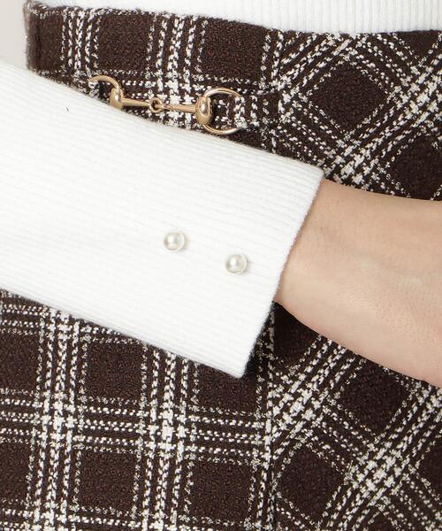 WILLSELECTION(ウィルセレクション)の「リボンレースカラータックスリーブニット(ニット/セーター・レディース・ブラック/ピンク/オフホワイト/ブルー・FREE)」の15枚目の写真