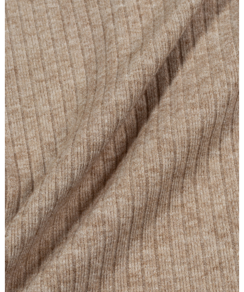 MOAA（モア）の「Henley Rib Knit Top (BEIGE)（ニット/セーター・レディース・その他・SMALL/MEDIUM）」の5枚目の写真