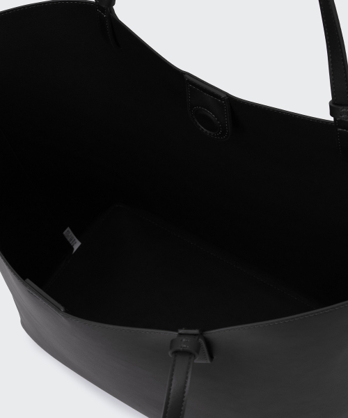 MUSINSA STANDARD WOMAN（ムシンサスタンダードウーマン）の「ウィメンズトラペーズショッパーバッグ[ブラック]（ショルダーバッグ・レディース・その他・FREE）」の5枚目の写真