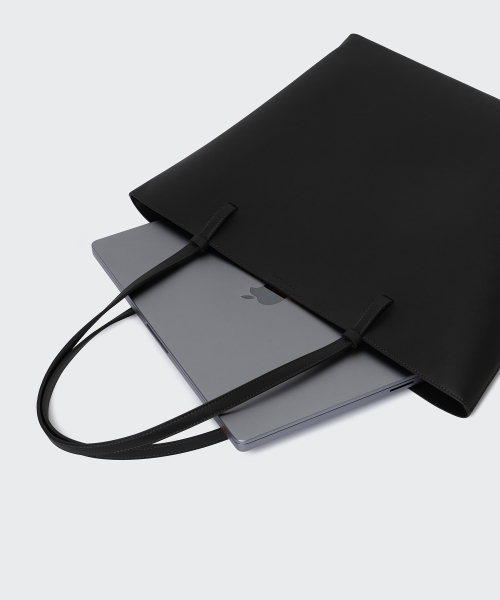 MUSINSA STANDARD WOMAN（ムシンサスタンダードウーマン）の「ウィメンズトラペーズショッパーバッグ[ブラック]（ショルダーバッグ・レディース・その他・FREE）」の7枚目の写真