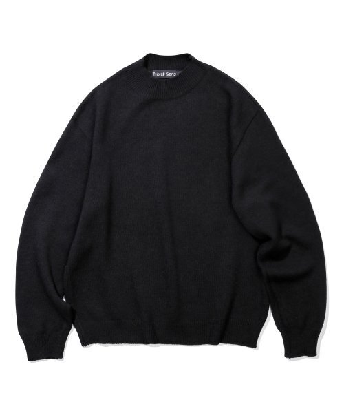 TRIP LE SENS(トリップ ル センス)の「ユニセックスポンドモックネックニット_BLACK(ニット/セーター・レディース・その他・SMALL/MEDIUM/LARGE)」の2枚目の写真