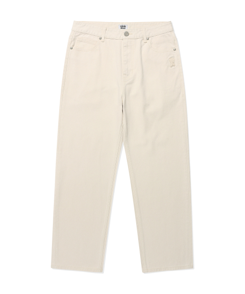 Wacky WiLLy(ワッキーウィリー)の「ベーシックデニムパンツエクリュ(デニムパンツ・レディース・その他・SMALL/MEDIUM/LARGE/X-LARGE)」の1枚目の写真
