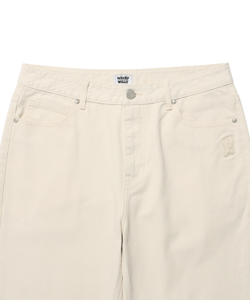 Wacky WiLLy(ワッキーウィリー)の「ベーシックデニムパンツエクリュ(デニムパンツ・レディース・その他・SMALL/MEDIUM/LARGE/X-LARGE)」の4枚目の写真