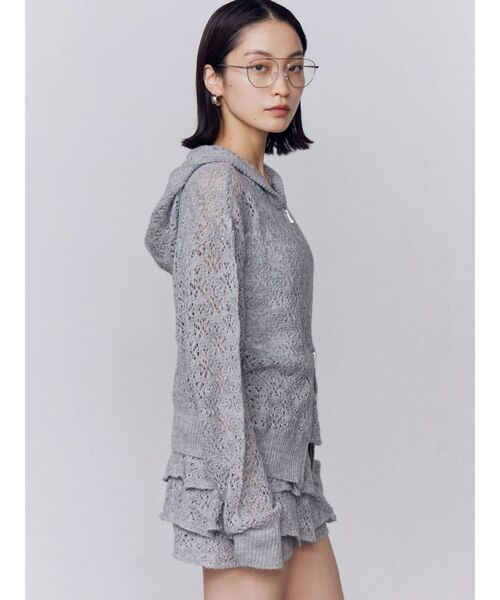 セール】シアーニットフーディ（パーカー）｜EMODA（エモダ）の