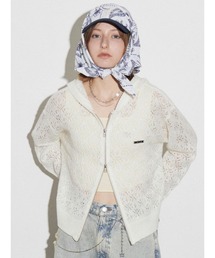 EMODA（エモダ）の「シアーニットフーディ（パーカー）」