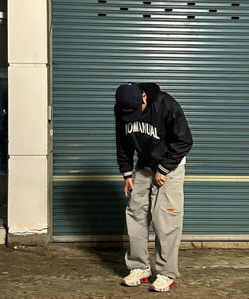 NOMANUAL(NOMANUAL)の「ARCH LOGO VARSITY JACKET - BLACK(スタジャン・レディース・その他・SMALL/MEDIUM/LARGE)」の12枚目の写真