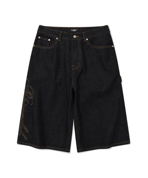 Retriever Club（レトリーバークラブ）の「SIDE POINT DENIM SHORTS [RAW INDIGO]（その他パンツ・メンズ・その他・SMALL/MEDIUM/LARGE）」の2枚目の写真