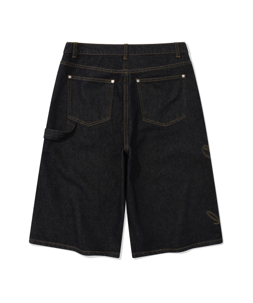 Retriever Club（レトリーバークラブ）の「SIDE POINT DENIM SHORTS [RAW INDIGO]（その他パンツ・メンズ・その他・SMALL/MEDIUM/LARGE）」の3枚目の写真