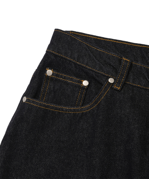 Retriever Club（レトリーバークラブ）の「SIDE POINT DENIM SHORTS [RAW INDIGO]（その他パンツ・メンズ・その他・SMALL/MEDIUM/LARGE）」の4枚目の写真