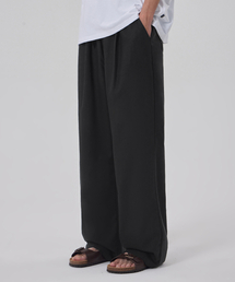 GLW（ジーエルダブリュ）の「イージーサマー ワイドパンツ ブラック（その他パンツ）」