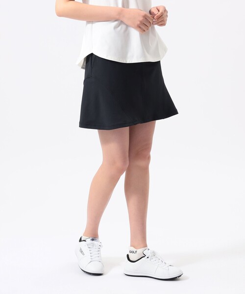 BEAMS GOLF(ビームスゴルフ)の「ORANGE LABEL / インナー付き フレアスカート(UVカット)(スカート・レディース・ブラック/オリーブ・SMALL/MEDIUM/LARGE)」の9枚目の写真