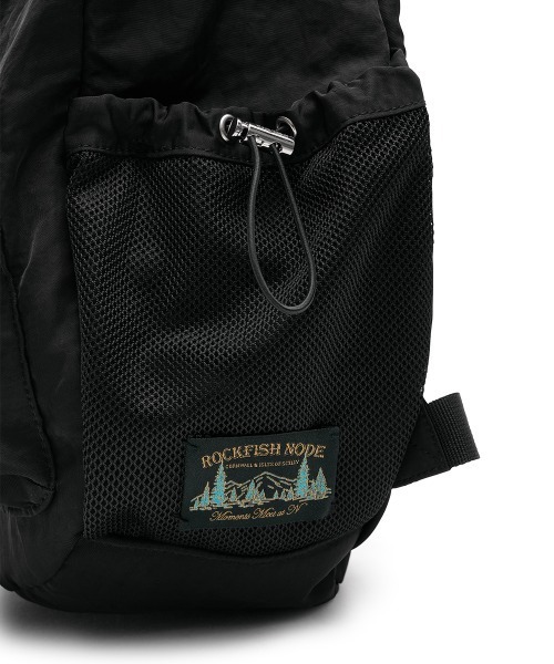 ROCKFISH WEATHERWEAR(ロックフィッシュウェザーウェア)の「NYLON BACKPACK(バックパック/リュック・レディース・ブラック/ピンクベージュ/チャコール/キャメル・FREE)」の9枚目の写真