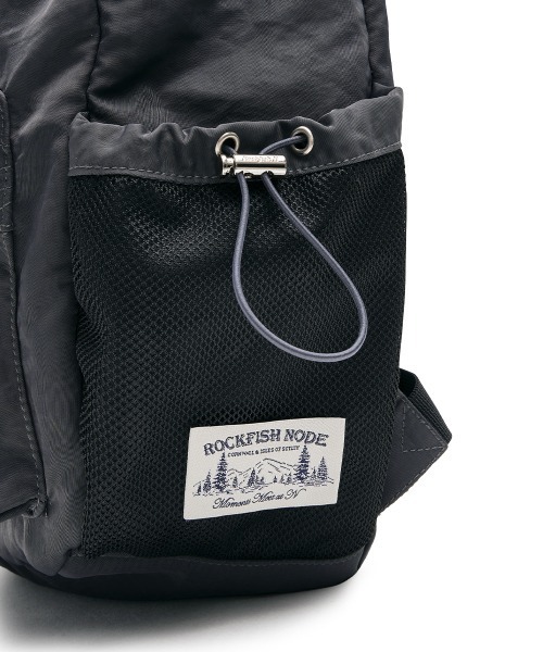 ROCKFISH WEATHERWEAR(ロックフィッシュウェザーウェア)の「NYLON BACKPACK(バックパック/リュック・レディース・ブラック/ピンクベージュ/チャコール/キャメル・FREE)」の17枚目の写真