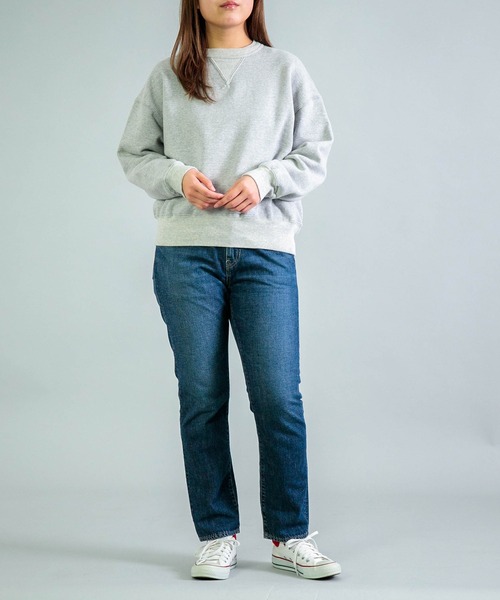 OMNIGOD（オムニゴッド）の「[OMNIGOD womens / オムニゴッド] シンカー小寸裏毛 クルーネックトレーナー（スウェット・レディース・グレー・0）」の13枚目の写真