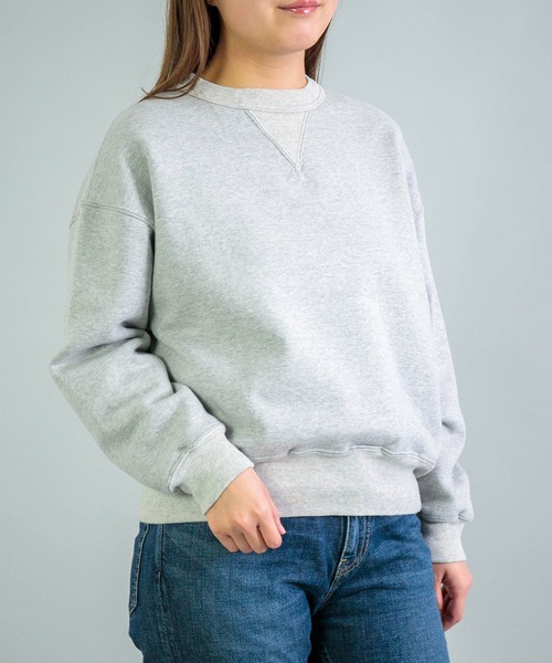 OMNIGOD（オムニゴッド）の「[OMNIGOD womens / オムニゴッド] シンカー小寸裏毛 クルーネックトレーナー（スウェット・レディース・グレー・0）」の12枚目の写真