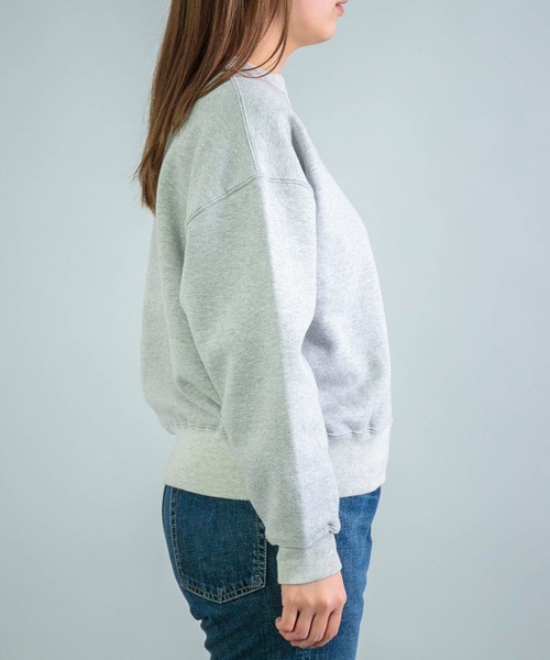 OMNIGOD（オムニゴッド）の「[OMNIGOD womens / オムニゴッド] シンカー小寸裏毛 クルーネックトレーナー（スウェット・レディース・グレー・0）」の4枚目の写真