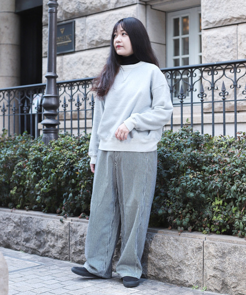 OMNIGOD（オムニゴッド）の「[OMNIGOD womens / オムニゴッド] シンカー小寸裏毛 クルーネックトレーナー（スウェット・レディース・グレー・0）」の10枚目の写真