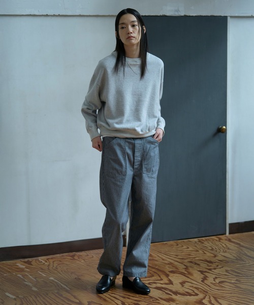 OMNIGOD（オムニゴッド）の「[OMNIGOD womens / オムニゴッド] シンカー小寸裏毛 クルーネックトレーナー（スウェット・レディース・グレー・0）」の15枚目の写真