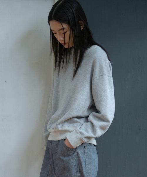 OMNIGOD（オムニゴッド）の「[OMNIGOD womens / オムニゴッド] シンカー小寸裏毛 クルーネックトレーナー（スウェット・レディース・グレー・0）」の14枚目の写真