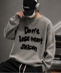 【Bls】【ZM】【Bling Leads】英字ロゴ入り JQDクルーニット