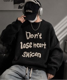 【Bls】【ZM】【Bling Leads】英字ロゴ入り JQDクルーニット