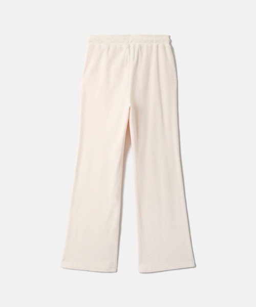 SEAGREEN(シーグリーン)の「SEAGREEN(シーグリーン) PLANE PILE FLARE PANTS(その他パンツ・レディース・ブラウン/アイボリー・1/2)」の3枚目の写真