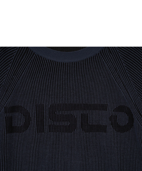 HIGH SCHOOL DISCO(ハイスクールディスコ)の「ディスコツートン半袖ニットネイビー(ニット/セーター・レディース・その他・FREE)」の4枚目の写真