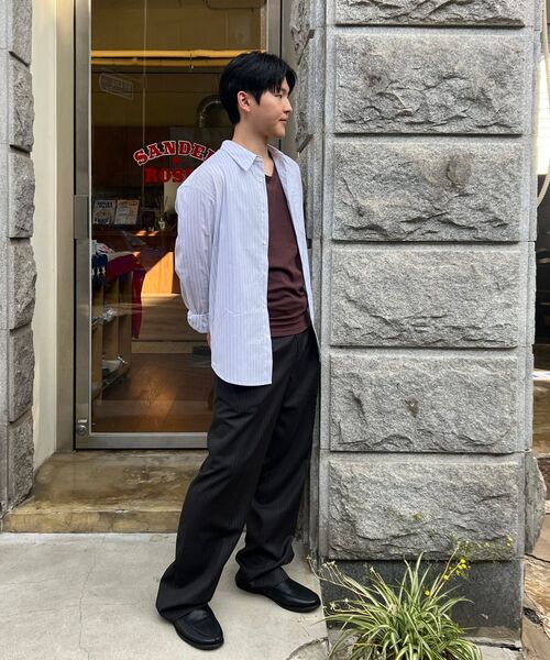 DUSTYWHITE(ダスティーホワイト)の「ブラックストライプテーラードスラックス(スラックス・メンズ・その他・SMALL/MEDIUM/LARGE)」の7枚目の写真