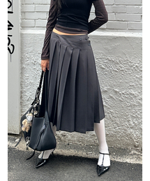 ETMON（エトモン）の「Multi-Way Pleats Skirt, Charcoal（スカート）」