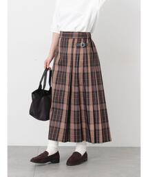 Lugnoncure | 【選べる着丈】チェックキルトスカート(スカート)