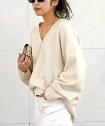 AP STUDIO（エーピーストゥディオ）の「《予約》Cut Off Neck Sweater